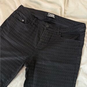 Karl Lagerfeld Women's Black Skinny Jeans